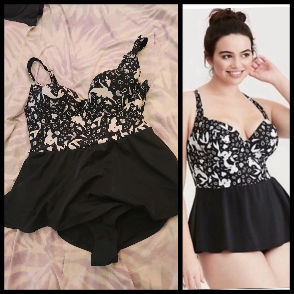 Torrid Little mermaid size 2 bathing suit